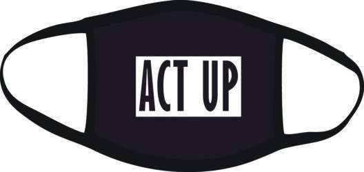 CLASSIC ACT UP Black Face Mask
