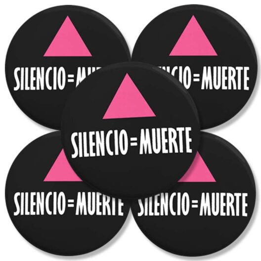 5-PACK: "Silencio = Muerte" Button