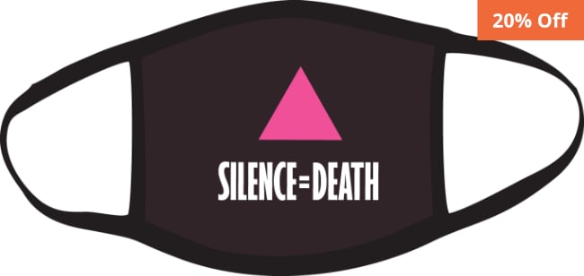 Silence = Death Black 3-Ply Full Face Mask